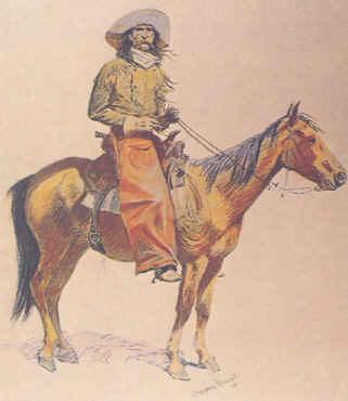 Frederick Remington Arizona Cowboy France oil painting art